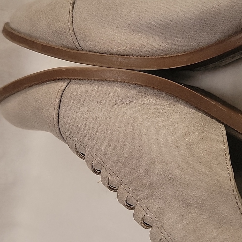 Qupid Grey Open Side Shoes Size 7.5 - image 8